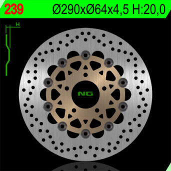 NG 239 TARCZA HAMULCOWA PRZÓD 