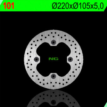 NG 101 TARCZA HAMULCOWA TYŁ