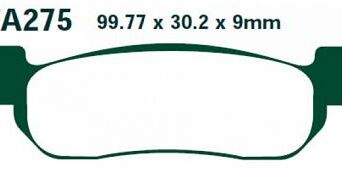 KLOCKI HAMULCOWE EBC FA275  '