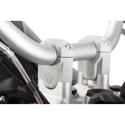Reisery podwyższenie kierownicy o 28 mm srebrne  BMW R1200 / 1250 GS ADV  13-