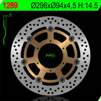 NG 1289 TARCZA HAMULCOWA PRZÓD