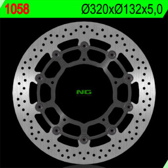 NG 1058 TARCZA HAMULCOWA PRZÓD 