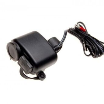 Gniazdo zapalniczki + USB MOTOCYKL  ATV