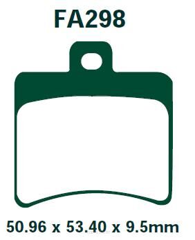 KLOCKI HAMULCOWE EBC FA298  '