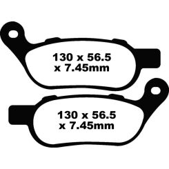 KLOCKI HAMULCOWE EBC FA458  HH  tył