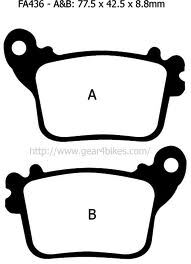 KLOCKI HAMULCOWE EBC FA436  tył