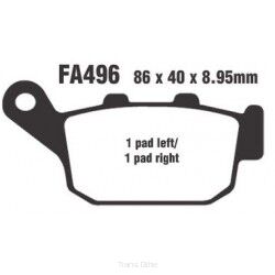 KLOCKI HAMULCOWE EBC FA496  tył