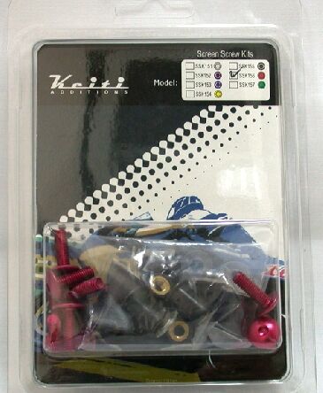 ŚRUBY DO SZYBY CZERWONE KEITI