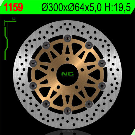 NG 1159 TARCZA HAMULCOWA PRZÓD